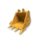 Материал цвета Q355B ведра утеса экскаватора CAT320 0.7m3 желтый