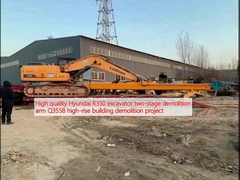 Высококачественный экскаватор Hyundai R350 двухступенчатый проект сноса здания Q355B