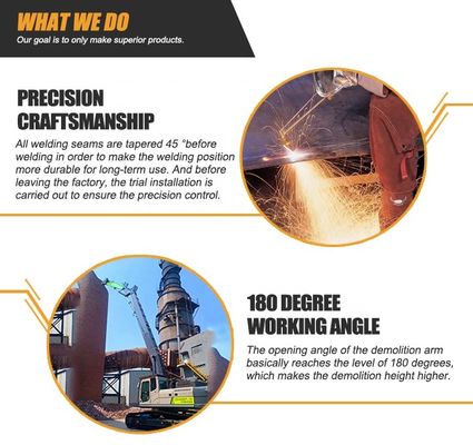 Заграждение достигаемости экскаватора подрыванием Q355B Q690D длинное для гусеницы