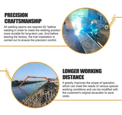 22 м ржавчина длинный мини экскаватор длинная рука для Komatsu Hitachi  и т.д.