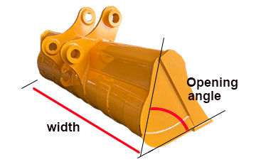 Ковш К355Б НМ400 ХАРДОКС500 чистки рва грязи экскаватора КАТ КОМАТСУ минимальный