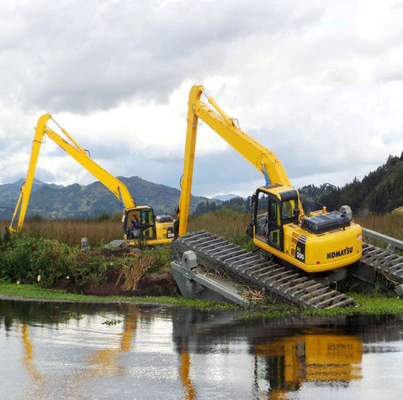 Заграждение 14M достигаемости земноводного экскаватора гусеницы Cat320D длинное