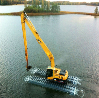 Заграждение 14M достигаемости земноводного экскаватора гусеницы Cat320D длинное