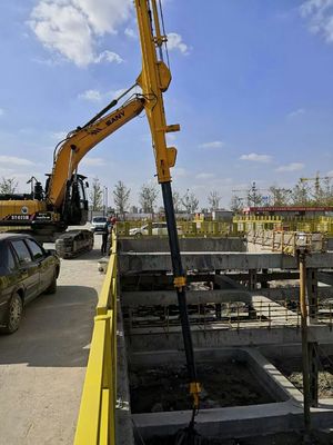 Высокоточный экскаватор CAT320 Трехступенчатый телескопический рукав BS900E для глубокой разработки