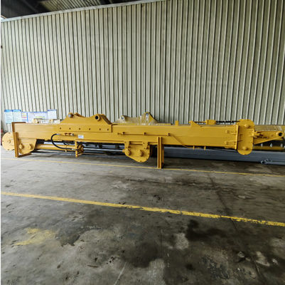 Экскаватор с тремя секциями телескопической рукой