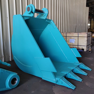 Длинная рука ковша экскаватора достигаемости