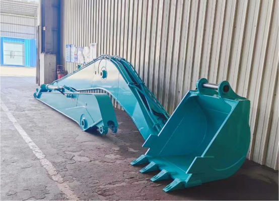 Длинная рука ковша экскаватора достигаемости