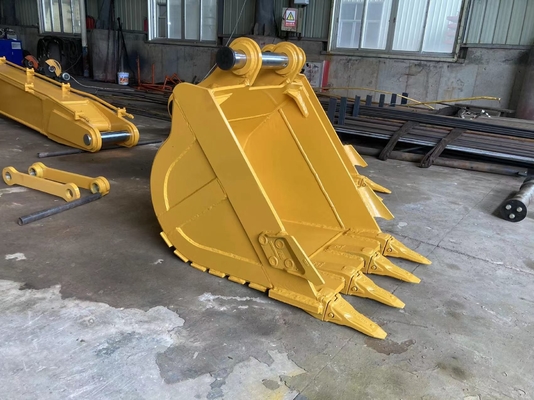 Материал ведра 0.65cbm Q355B Hardox500 затяжелителя колеса PC140 CAT314