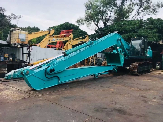 Ручка заграждения экскаватора достигаемости приложений Kobelco длинная с ведром и цилиндром