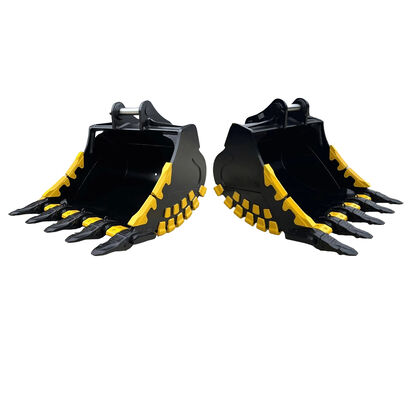 Высокопроизводительный и прочный экскаваторный ковш для скальных пород, сверхпрочный ковш для скальных пород, ковш для скальных пород для землеройной техники